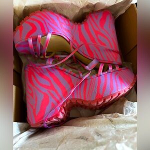 Jessica Simpson platform wedge heels. Size 7.5